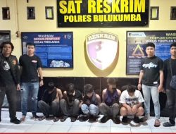 Dalam Hitungan Jam, Resmob Polres Bulukumba Ringkus Lima Terduga Pelaku Penganiayaan