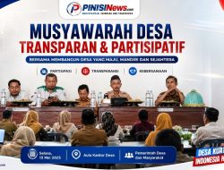 Musdes Tanah Towa Bahas Stunting hingga RKPDes 2027, Kades Zulkarnain Ajak Semua Pihak Bersatu Bangun Desa