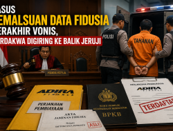 Kasus Pemalsuan Data Fidusia Berakhir Vonis, Terdakwa Digiring ke Balik Jeruji