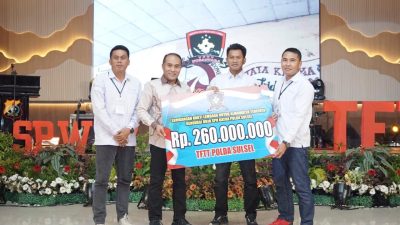 Solidaritas yang Terjaga 23 Tahun, WIRA TFTT Sulsel Hadiahkan Rp260 Juta untuk SPN Batua